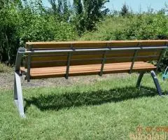 Klupe od drveta i metala za odmor urbana oprema doo - 2