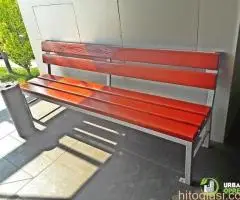 Klupe od drveta i metala za odmor urbana oprema doo - 3