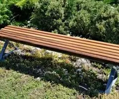 Klupe od drveta i metala za odmor urbana oprema doo - 4