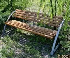 Klupe od drveta i metala za odmor urbana oprema doo - 5