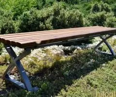 Klupe od drveta i metala za odmor urbana oprema doo - 6