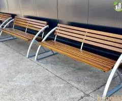 Klupe od drveta i metala za odmor urbana oprema doo - 9