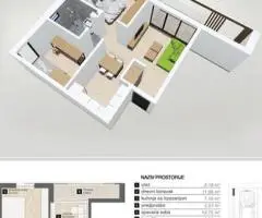 Stan 56,88m2 Novi Banovci 069/1133125 - 4