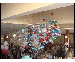 Konfete, prodaja konfeta sa lagera, patrone sa konfetama, mreže za balone, baloni