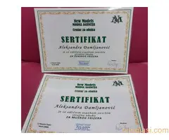 Izdajemo Sertifikate iz oblasti lepote New Models Centar za obuku - 3