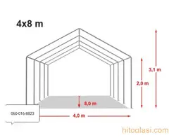 Beli šatori, paviljoni, pagode - 4