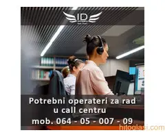 Potrebni operateri za rad u call centru   