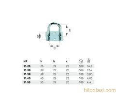 Provlakač kockasti sa kockastim postoljem (Cinkovani) - 2