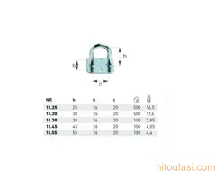 Alka za carinska sajla  27 din/kom - 2