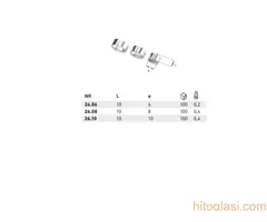 Umetak za stezanje sajle jajasti Fi 6mm 30 din/kom - 2