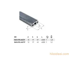 Aluminijumski profil za keder dupli 8221 din/kom - 2
