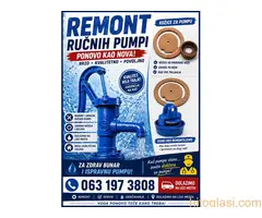 Remont ručnih pumpi i kožice za ručne pumpe