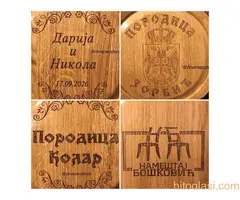 Izrada hrastovih drvenih ČUTURA sa gravurom - 5